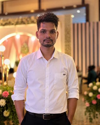 Sumit Kumar at a banquet venue